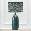 Floral Blue Lighting - Jadis  & Osawi Eva  Complete Table Lamp Aqua/Emerald Voyage Maison