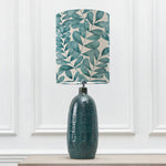 Floral Blue Lighting - Jadis  & Rowan Anna  Complete Table Lamp Aqua Additions