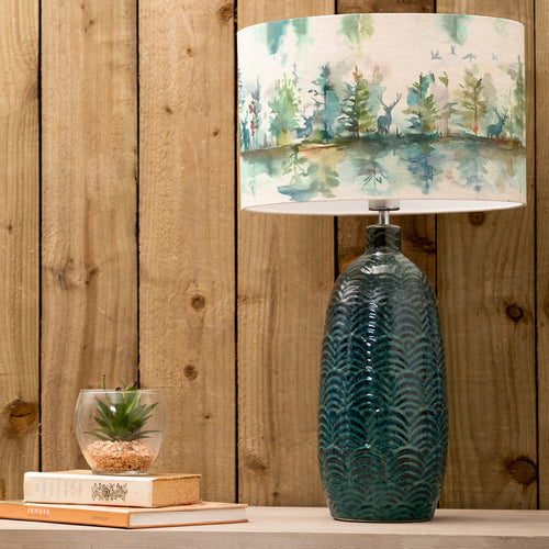 Animal Blue Lighting - Jadis  & Wilderness Eva  Complete Table Lamp Aqua/Topaz Voyage Maison