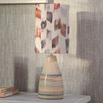 Abstract Beige Lighting - Japura  & Arwen Anna  Complete Table Lamp Sandstone/Rosewater Additions