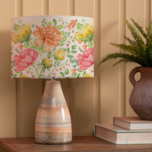 Floral Orange Lighting - Maisie Eva & Japura Complete Table Lamp Sand Voyage Maison