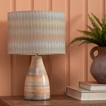 Abstract Beige Lighting - Mesa Eva & Japura Complete Table Lamp Sandstone/Sand Voyage Maison