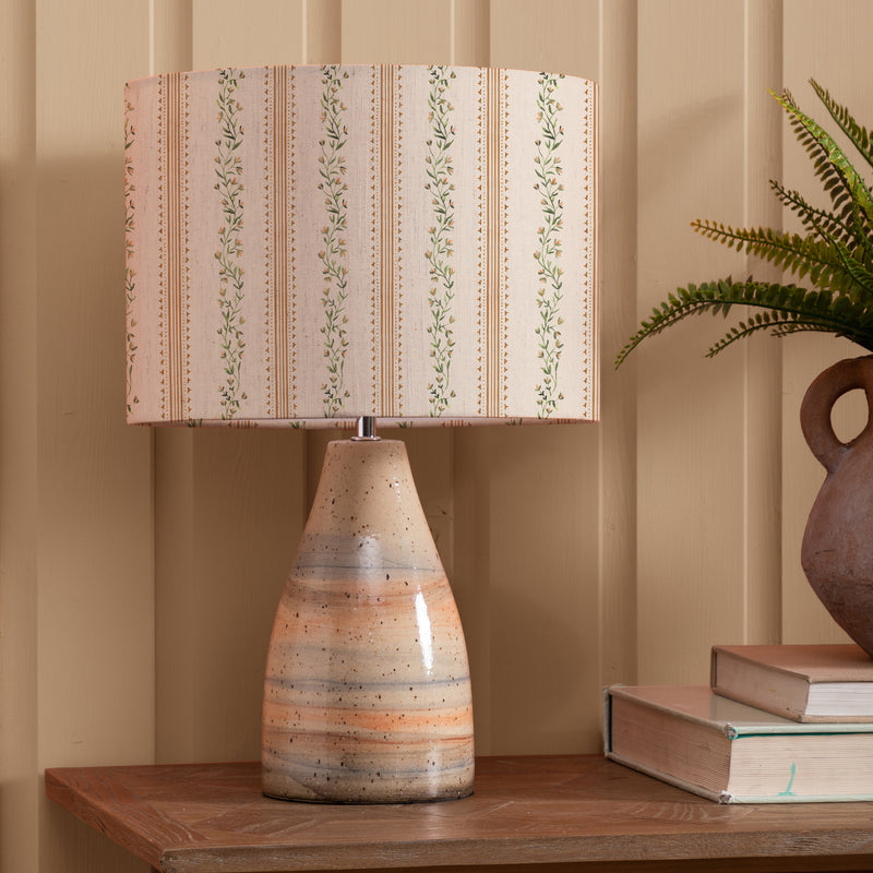  Lighting - Primavera Eva & Japura Complete Table Lamp Sandstone/Melba Voyage Maison