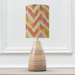 Abstract Beige Lighting - Japura  & Savannah Anna  Complete Table Lamp Sandstone/Amber Additions