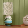 Floral Blue Lighting - Juruena  & Eden Anna  Complete Table Lamp Mineral/Apple Additions