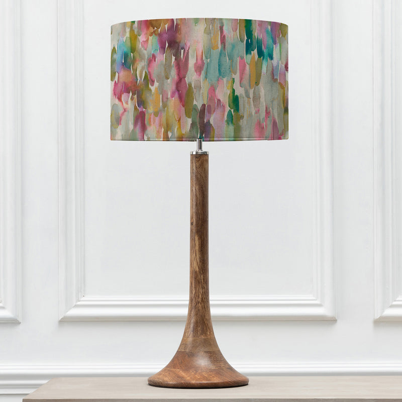 Abstract Brown Lighting - Kinross  & Azima Eva  Complete Table Lamp Mango/Lotus Voyage Maison