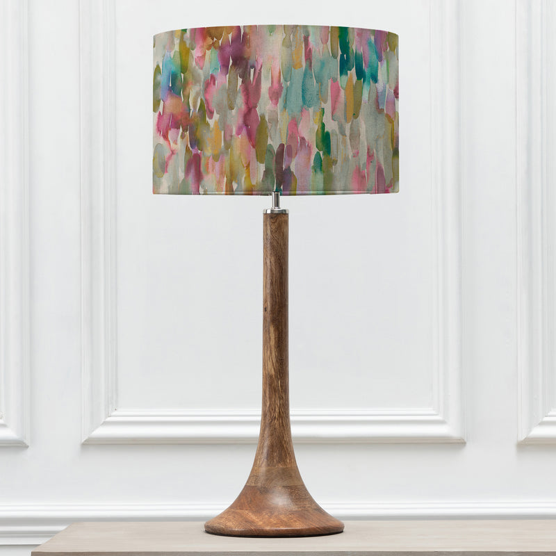 Abstract Brown Lighting - Azima Eva & Kinross Complete Table Lamp Mango/Lotus Voyage Maison