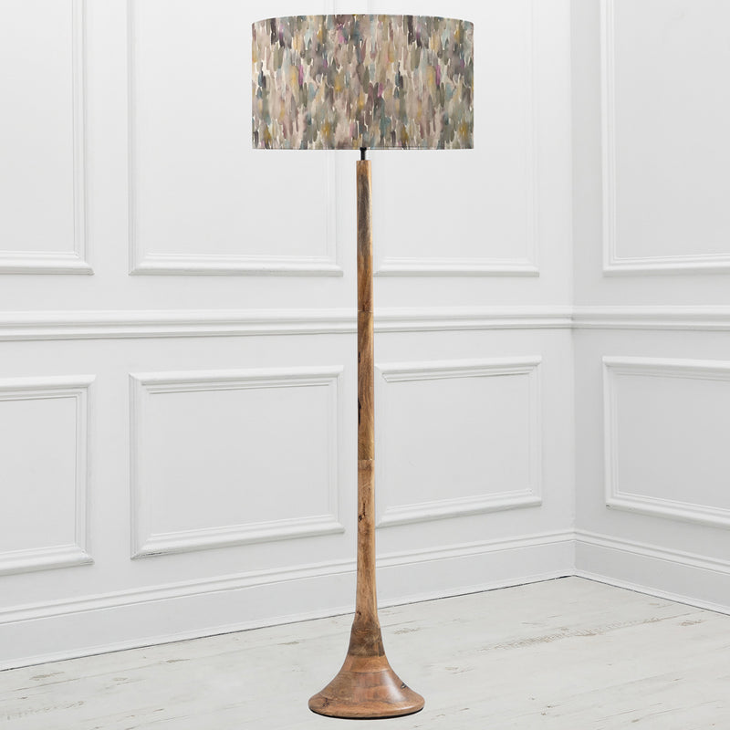 Abstract Brown Lighting - Kinross  & Azima Eva  Complete Floor Lamp Mango/Ironstone Voyage Maison