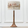 Animal Brown Lighting - Kinross  & Caledonian Forest Eva  Complete Table Lamp Mango/Linen Voyage Maison