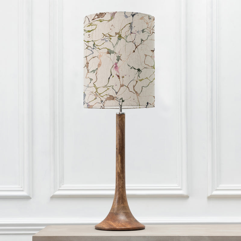 Abstract Brown Lighting - Carrara Anna & Kinross Complete Table Lamp Mango/Meadow Additions