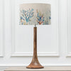 Abstract Brown Lighting - Kinross Tall & Coral Reef Eva  Complete Table Lamp Mango/Cobalt Voyage Maison