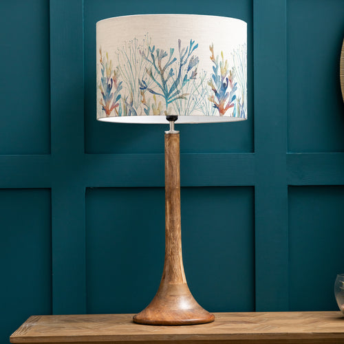 Abstract Brown Lighting - Coral Reef Eva & Kinross Complete Table Lamp Mango/Cobalt Voyage Maison