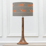 Animal Brown Lighting - Kinross Tall & Dougal Eva  Complete Table Lamp Mango/Granite Voyage Maison