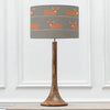 Animal Brown Lighting - Dougal Eva & Kinross Complete Table Lamp Mango/Granite Voyage Maison