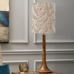 Floral Brown Lighting - Kinross Tall & Eden Anna  Complete Table Lamp Mango/Sienna Additions