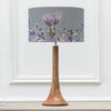 Floral Brown Lighting - Kinross Elysium Eva  Complete Table Lamp Mango/Sapphire Voyage Maison