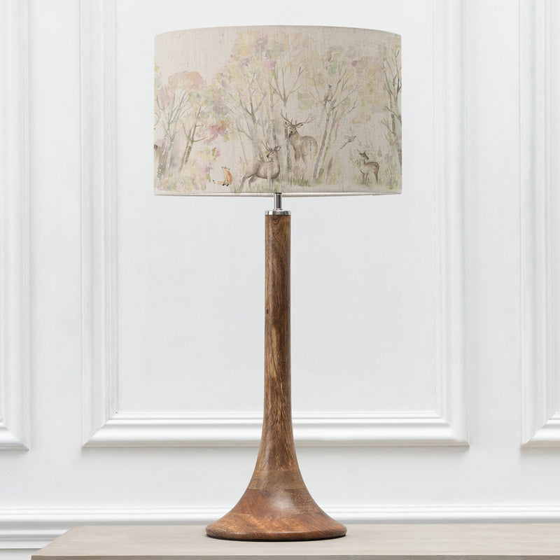 Animal Brown Lighting - Kinross  & Enchanted Forest Eva  Complete Table Lamp Mango/Forest Voyage Maison