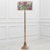 Floral Brown Lighting - Kinross  & Fairytale Bristle Eva  Complete Floor Lamp Mango/Damson Voyage Maison