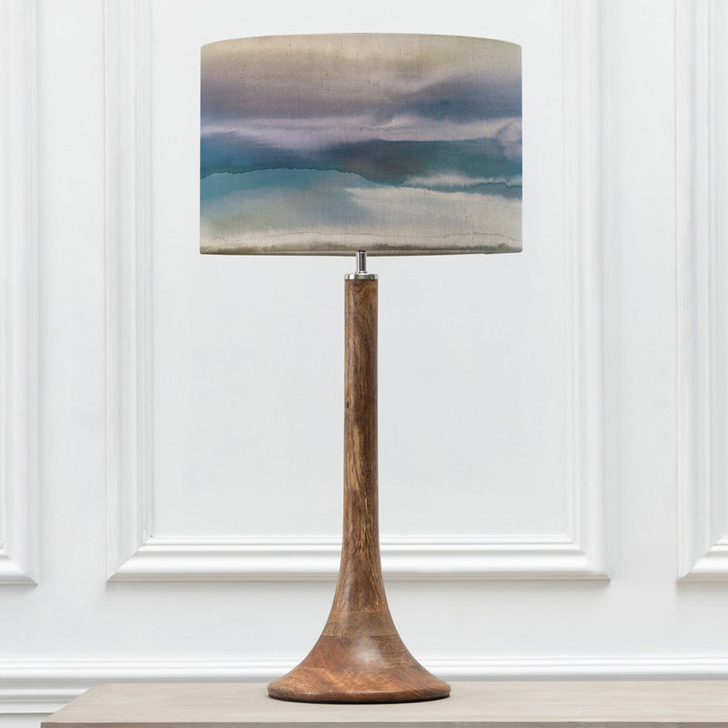 Abstract Brown Lighting - Kinross  & Fjord Eva  Complete Table Lamp Mango/Loch Voyage Maison