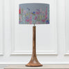 Floral Brown Lighting - Florabunda Eva & Kinross Complete Table Lamp Mango/Bluebell Voyage Maison