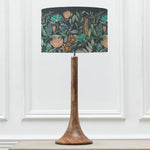 Floral Brown Lighting - Fortazela Eva & Kinross Complete Table Lamp Mango/Sapphire Voyage Maison