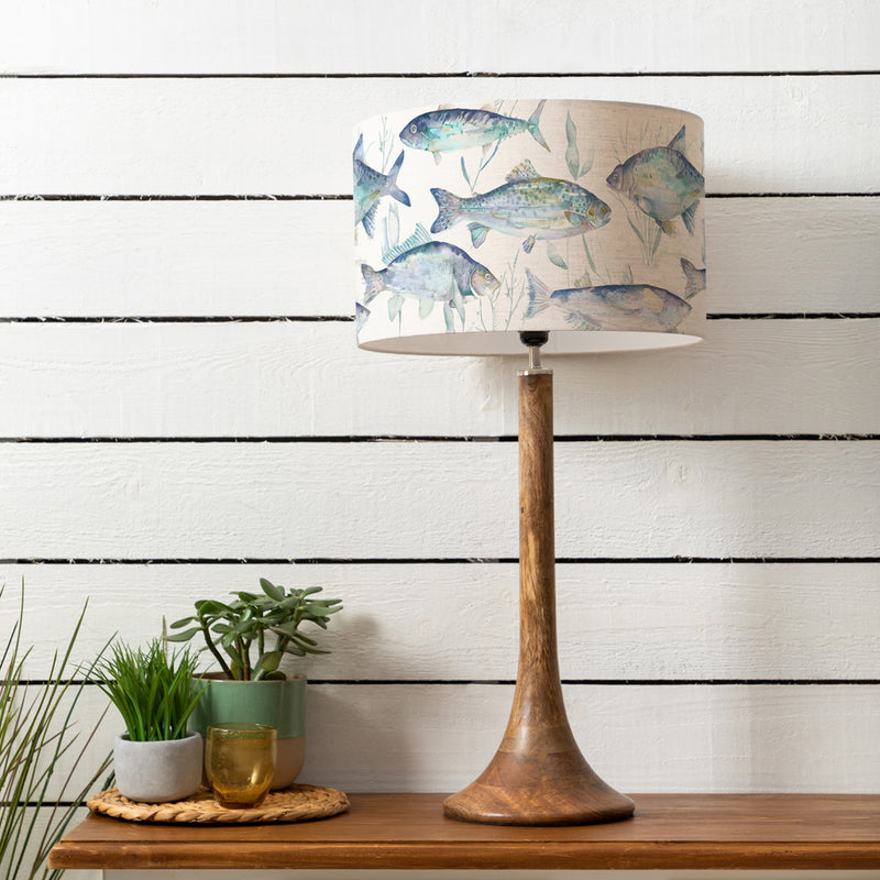 Animal Brown Lighting - Kinross Tall & Ives Waters Eva  Complete Table Lamp Mango/Marine Voyage Maison