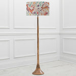 Animal Brown Lighting - Kinross  & Leaping Into The Fauna Eva  Complete Floor Lamp Mango/Linen Voyage Maison