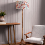 Animal Brown Lighting - Leaping Into The Fauna Eva & Kinross Complete Floor Lamp Mango/Linen Voyage Maison