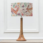 Animal Brown Lighting - Leaping Into The Fauna Eva & Kinross Complete Table Lamp Mango/Linen Voyage Maison