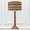 Abstract Brown Lighting - Mesa Eva & Kinross Complete Table Lamp Mango/Sepia Voyage Maison