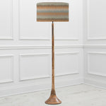 Abstract Brown Lighting - Mesa Eva & Kinross Complete Floor Lamp Mango/Granite Voyage Maison