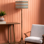 Abstract Brown Lighting - Kinross  & Mesa Eva  Complete Floor Lamp Mango/Granite Voyage Maison