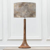 Abstract Brown Lighting - Kinross Tall & Monet Eva  Complete Table Lamp Mango/Ironstone Voyage Maison