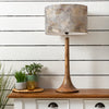 Abstract Brown Lighting - Monet Eva & Kinross Complete Table Lamp Mango/Ironstone Voyage Maison