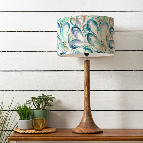 Animal Brown Lighting - Kinross  & Mussels Eva  Complete Table Lamp Mango/Marine Voyage Maison