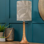 Floral Brown Lighting - Silverwood Anna & Kinross Complete Table Lamp Mango/Snow Additions