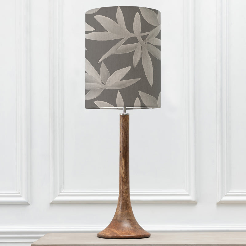 Floral Brown Lighting - Silverwood Anna & Kinross Complete Table Lamp Mango/Frost Additions