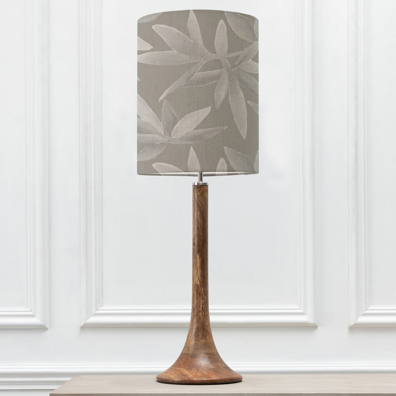 Floral Brown Lighting - Silverwood Anna & Kinross Complete Table Lamp Mango/Snow Additions