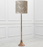 Floral Brown Lighting - Silverwood Anna & Kinross Complete Floor Lamp Mango/Snow Additions