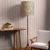 Floral Brown Lighting - Kinross  & Silverwood Anna  Complete Floor Lamp Mango/Snow Additions