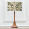 Floral Brown Lighting - Varys Eva & Kinross Complete Table Lamp Mango/Auburn Linen Voyage Maison