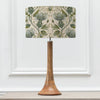 Floral Brown Lighting - Varys Eva & Kinross Complete Table Lamp Mango/Lichen Linen Voyage Maison