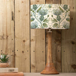 Floral Brown Lighting - Varys Eva & Kinross Complete Table Lamp Mango/Lichen Linen Voyage Maison