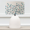 Floral Blue Lighting - Cala Eva & Larissa Complete Table Lamp Marine Voyage Maison