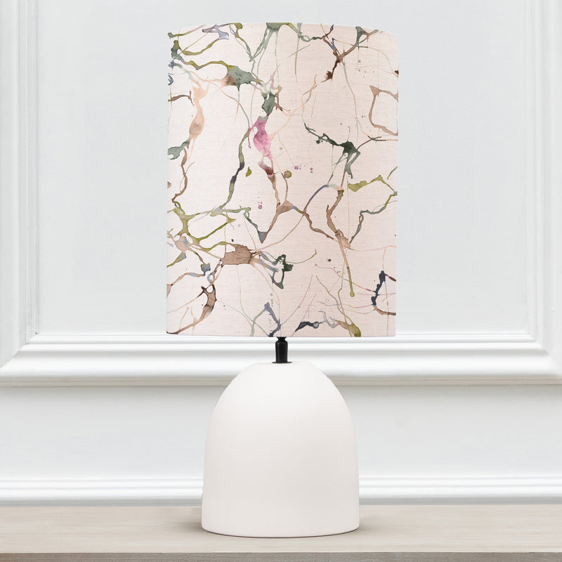 Abstract White Lighting - Carrara Anna & Larissa Complete Table Lamp Ecru/Meadow Additions