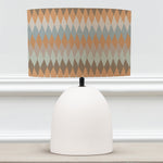 Abstract White Lighting - Mesa Eva & Larissa Complete Table Lamp Ecru/Granite Voyage Maison