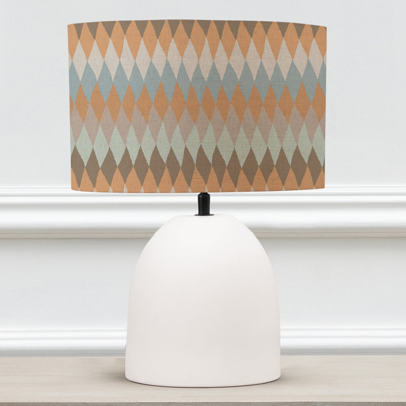 Abstract White Lighting - Mesa Eva & Larissa Complete Table Lamp Ecru/Granite Voyage Maison