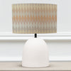 Abstract White Lighting - Mesa Eva & Larissa Complete Table Lamp Ecru/Sand Voyage Maison