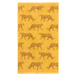 furn. Leopard Animal Jacquard Towels in Gold