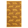 furn. Leopard Animal Jacquard Towels in Gold